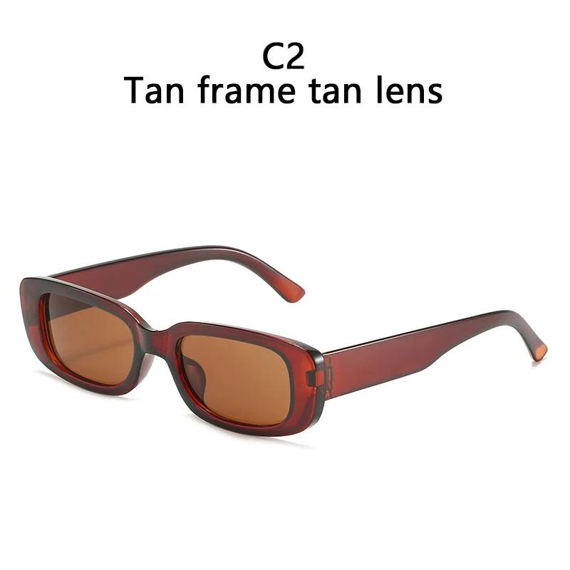 Small Rectangle Sunglasses Women Vintage Brand Designer Square Sun Glasses Shades Female Uv400