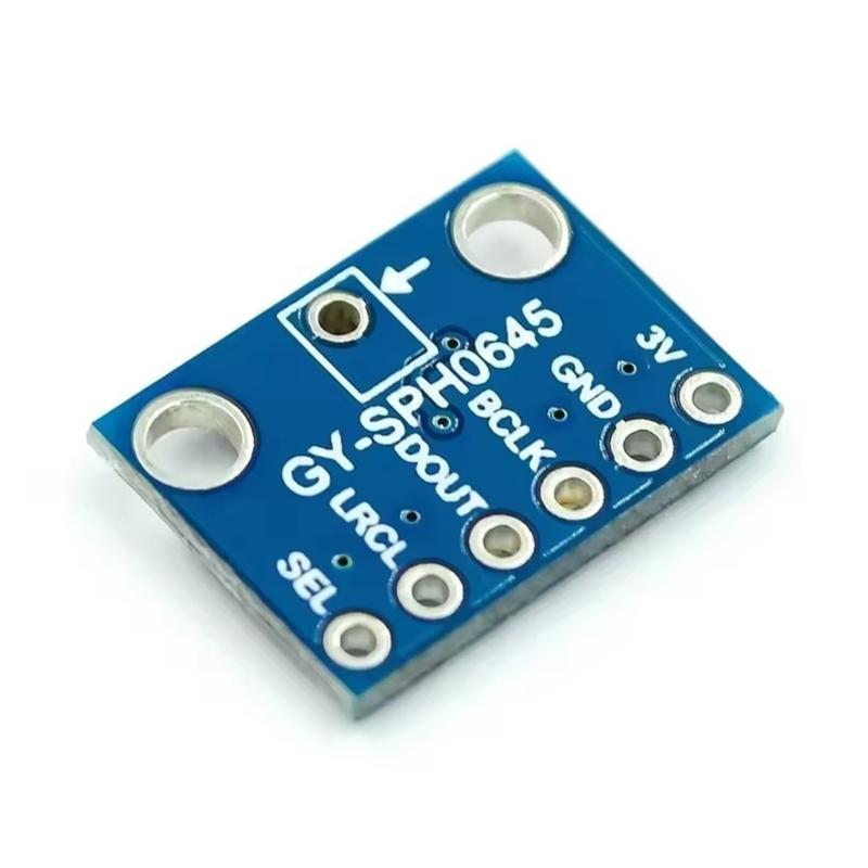 Высокочувствительный цифровой MEMS микрофонный сенсорный модуль 24 бит I2S интерфейсы Низкое энергопотребление Плата звуковых детекторов Низкий уровень шума