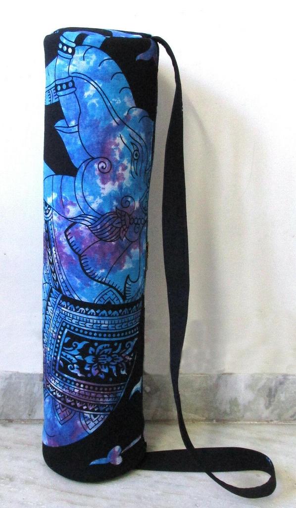 Cotton Yoga Mat Bag, Handmade Sport Gym Bag, Carrier Bag, Pilates Bag, Fitness Bag, Excercise Bag