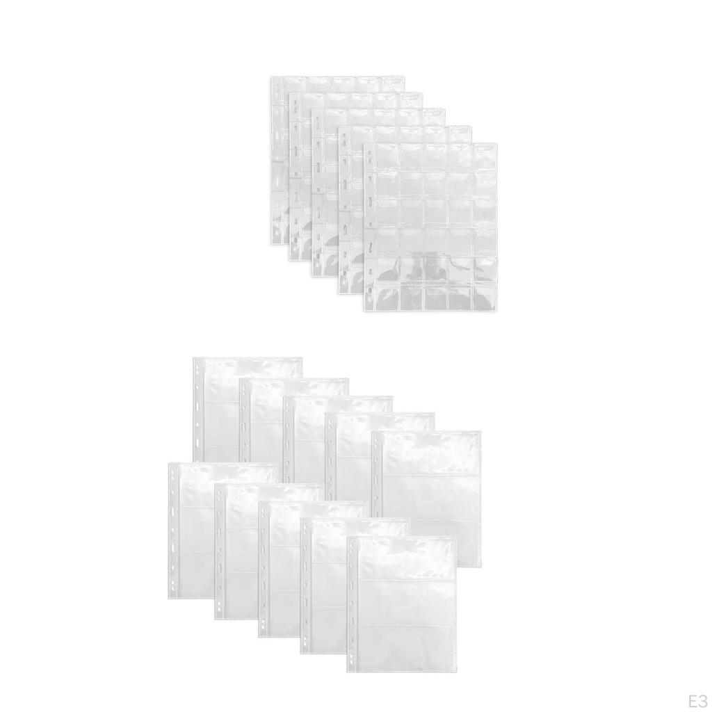 Binder Sheets for Currency Protection with Clear Sleeves