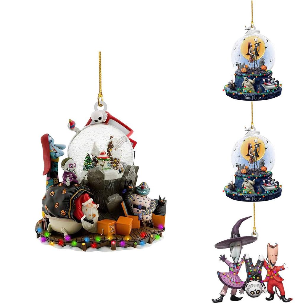 Кошмар перед Рождеством Джек Салли Рождественская елка Акриловая подвеска украшение