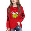 Boys Girls Child Fashion Daily Versatile Casual Crewneck Sweatshirts Daily Long Sleeve Patchwork Top Sweatshirts