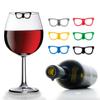 6Pcs Silicone Glasses Shaped Wine Glass Marker Drinking Cup Identifier Goblet