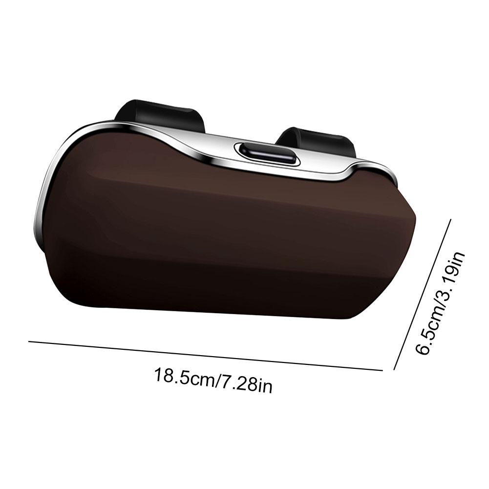 Многофункциональный автомобильный бокс для очков Портативный держатель для солнцезащитных очков Автомобильный держатель для очков для вождения Футляр для очков Чехол для хранения на солнцезащитном козырьке