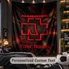 TapestryRammstein Custom Name Text Personalized Wall Hanging Tapestry Home Wall Decor