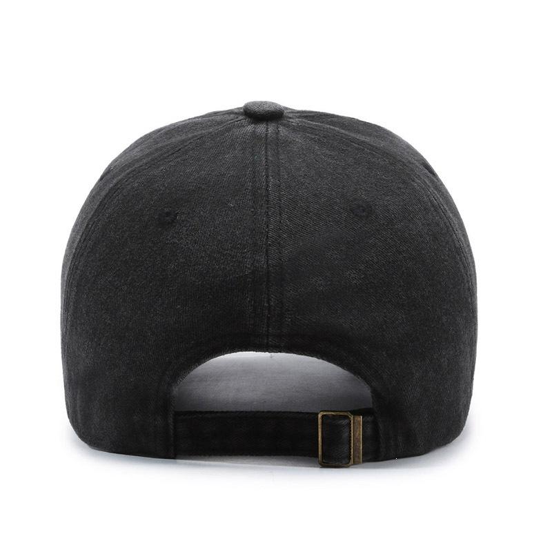 Bow cap women's new spring and summer European and American fashion ins washed and made old cowboy hat sunscreen baseball cap