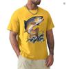 Brown Trout Fishing T-Shirt Cool Casual Pride T Shirt Men Unisex New Fashion Tshirt Men 3D Tees Streetwear