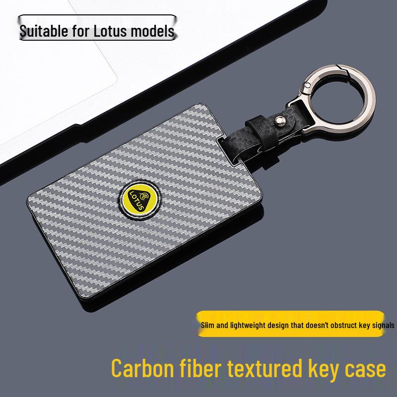 Держатель для карт NFC с цветочным узором Lotus ELETRE/EMEYA Чехол для автомобильного ключа из углеродного волокна