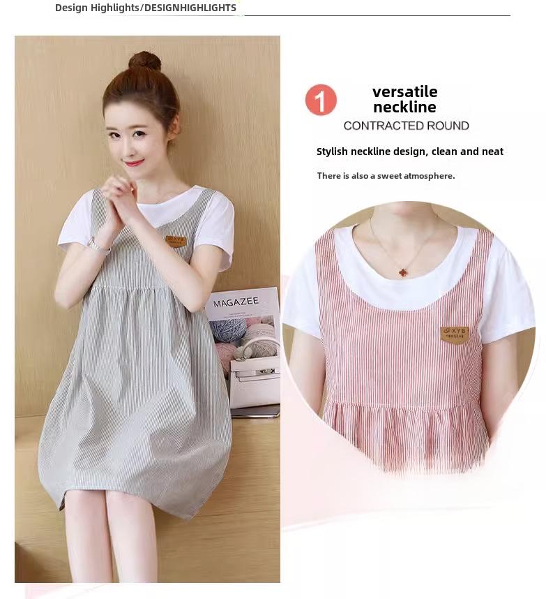 Модная одежда для беременных весна/лето: Свободные и облегающие топы, верхняя одежда и платья