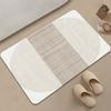 Modern Simple Non-slip Mat Household Bathroom Entrance Suction Mat Simple Line Diatom Mud Mat