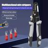 Щипцы для зачистки проводов, многофункциональные сверхмощные острые щипцы для вытягивания и резки проволоки, обжимные клещи для медных труб, электрик, аппаратный инструмент