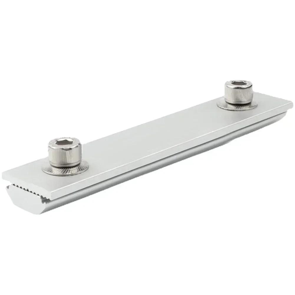 Rails Connectors Solar Module Solar Power Supplies 1/4/8Pcs Aluminium Alloy Connection Block Guide Rail Connector