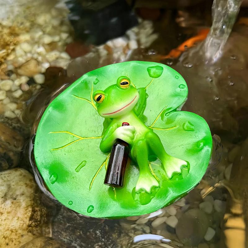 Смоляные лягушки | Смоляные статуэтки лягушек для сада, Милые реалистичные украшения, Легкий дизайн для книжной полки, сада, улицы