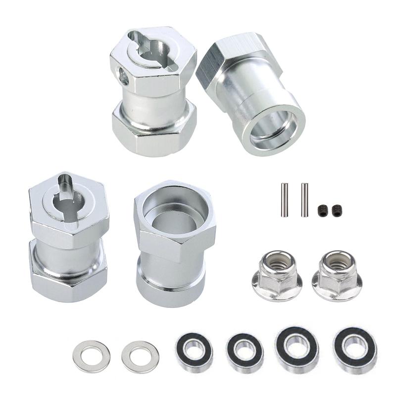 For Tamiya CW-01 CW01 Lunch Box Midnight Pumpkin Monster Beetle WR02 Upgrade Parts Accessories Metal 12mm Wheel Hex Hub Adapter