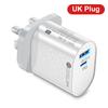 PD 20W USB C зарядное устройство Quick Charge 3.0 QC 3.0 Type C зарядное устройство телефонный адаптер для Xiaomi iPhone Samsung быстрая зарядка EU US UK вилка
