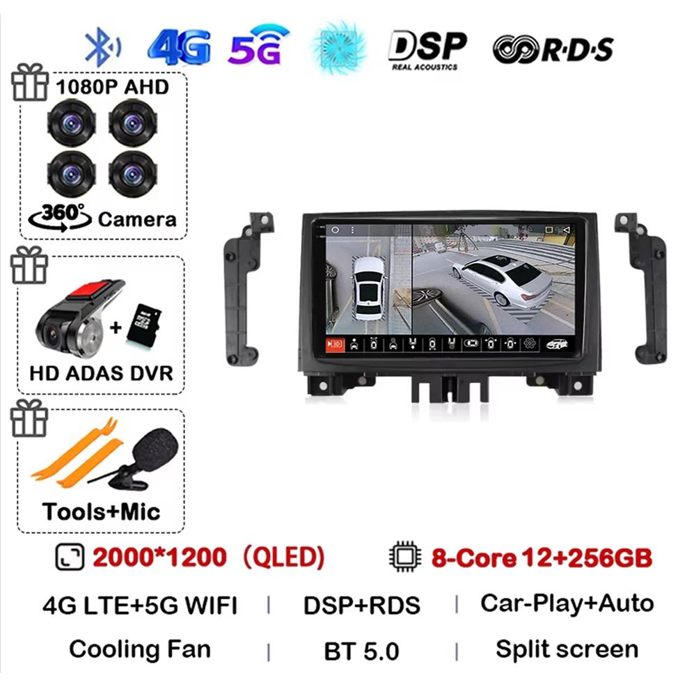 Android 14 qled для vw Craft для Mercedes Benz Sprinter 2006-2016 радиоприемник для автомобилей Android Carplay Auto 4G Wi-Fi Navegação GPS