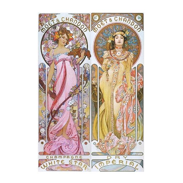 Винтажные женские холсты с Альфонсом Муха, художественные постеры и картины на холсте с принтом, настенные картины для гостиной, украшения дома, без рамки