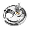 201 Stainless Steel Round Puck Padlock with Full Copper Core: Front Door Safety Anti-Theft Lock