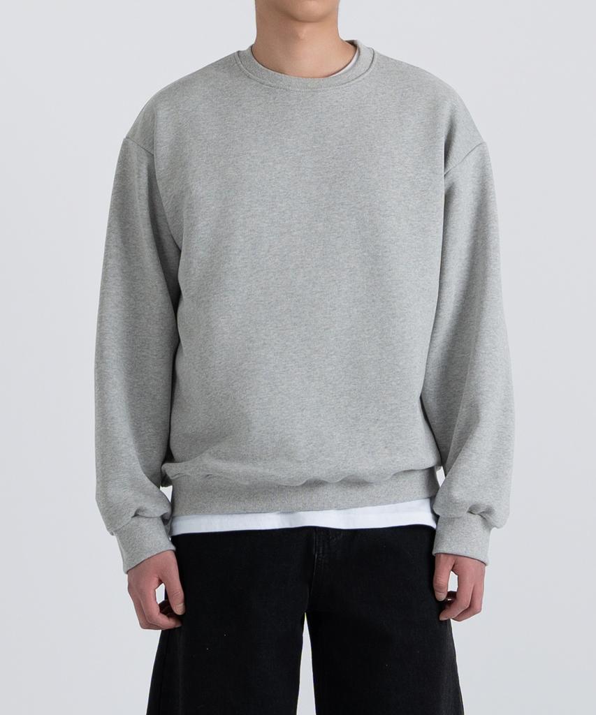 UNDEROFF Authentic Relaxed Basic Sweatshirt Grey