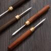 Sandalwood Tea Knife Needle Pick With Wood Handle Puer Tea Tools Cone Needle Breaking Prying Tea Brick Professional Tool