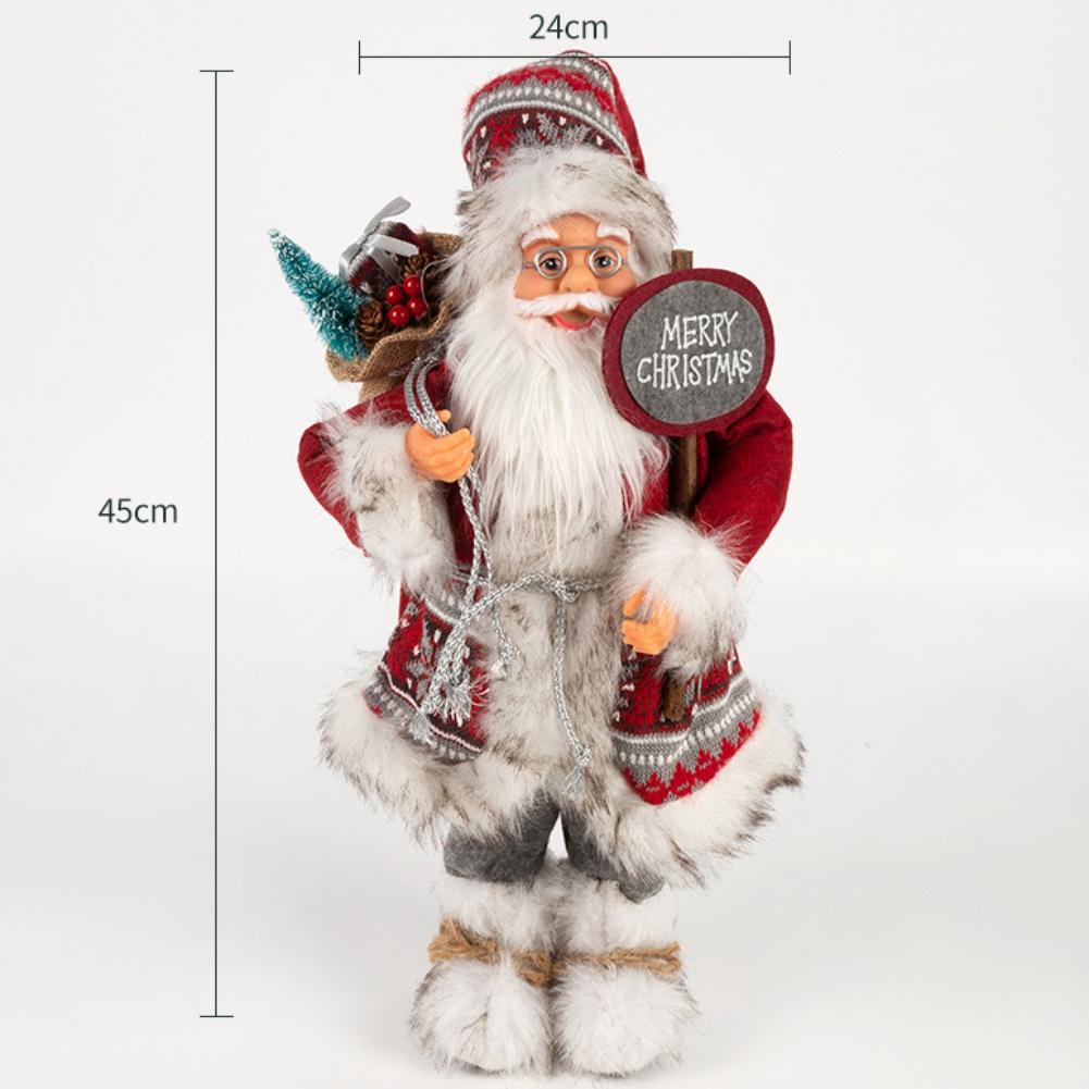 Big Santa Claus Doll for Christmas Tree Ornaments Merry Christmas Decorations For Home Xmas Navidad Gifts New Year