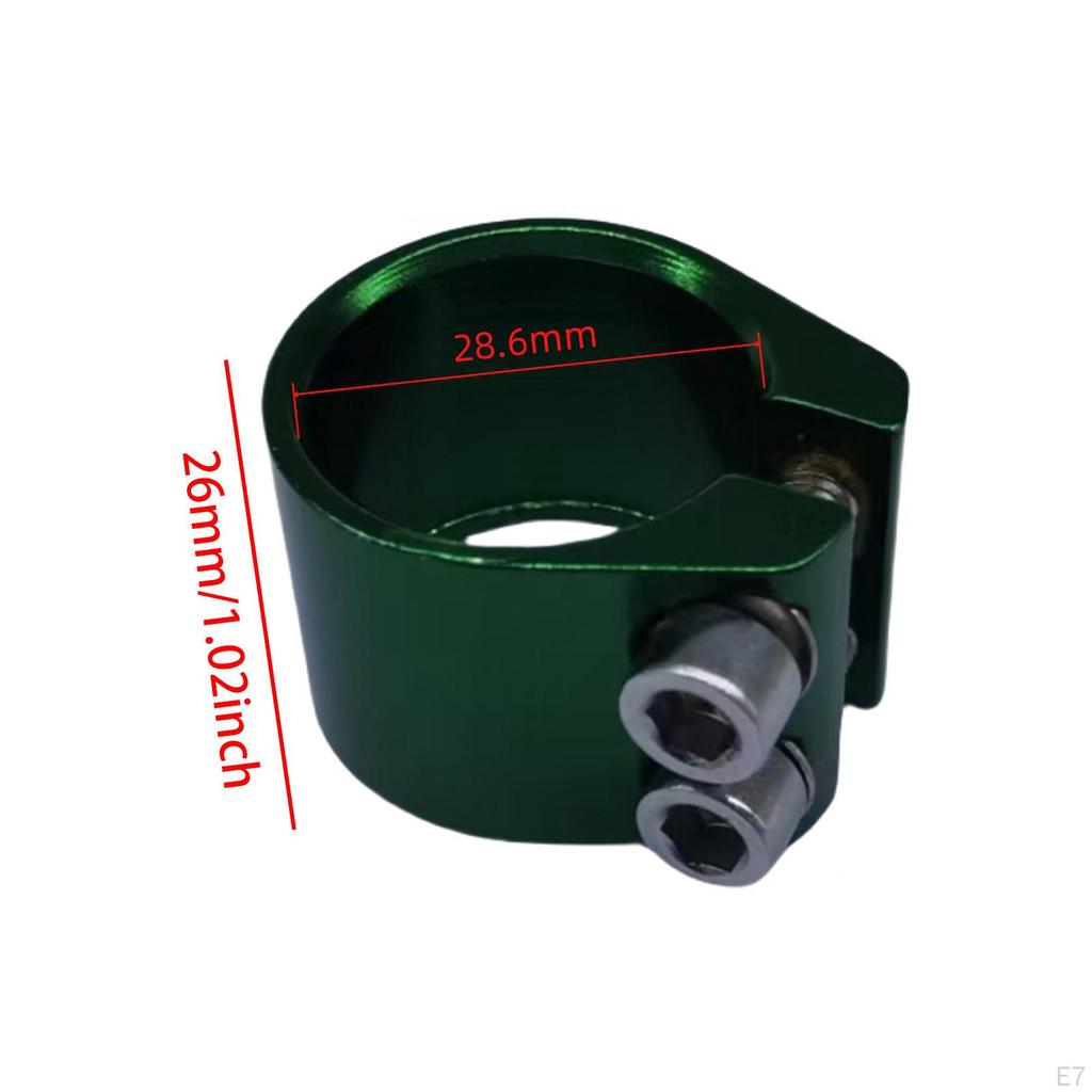 Подседельный хомут 28,6 мм Надежный сменный аксессуар Легкий зажим-фиксатор Подседельный штырь для шоссейного велосипеда