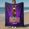 1 шт. Плед Scooby-Doo «Так страшно» для улицы - Плед-покрывало, Мягкий, Фланелевые пледы, Гостиная, Путешествия, Кемпинг - 1102166