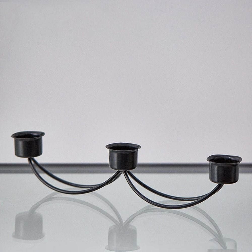 Винтажный подсвечник с тремя головками, минималистский подсвечник, декор стола, подсвечник для мероприятий