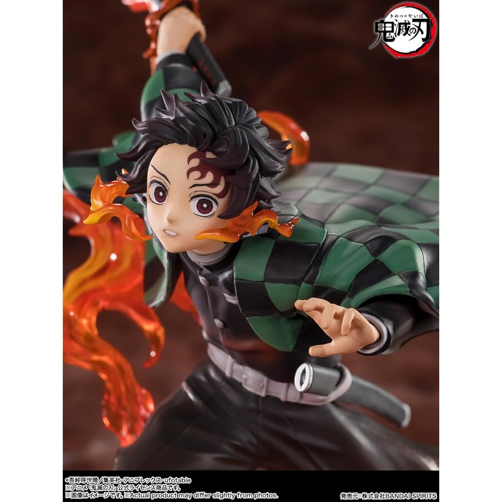 TAMASHII NATIONS Figuarts ZERO Demon Slayer: Клинок рассекающий демонов Тандзиро Камадо Рэнгоку Цуба вер. Приблизительно 195 мм ПВХ и АБС и ПК Предварительно окрашенный Комплект