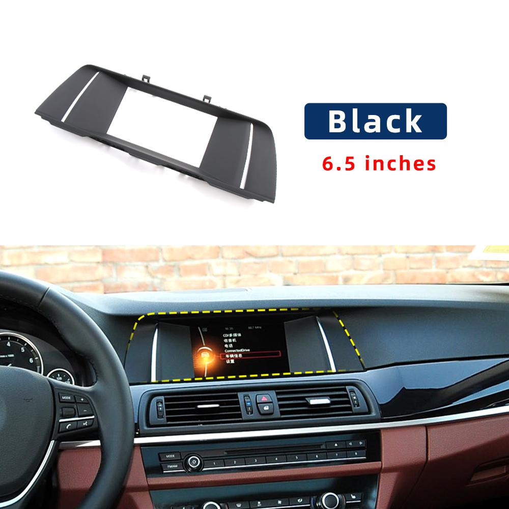 Для BMW 5 серии F10 F18 ID4 Окрашенная в цвет Piano Black Рамка для радиоприемника Декоративная рамка для ЖК-дисплея 10,25 дюйма 6,5-дюймовый дисплей
