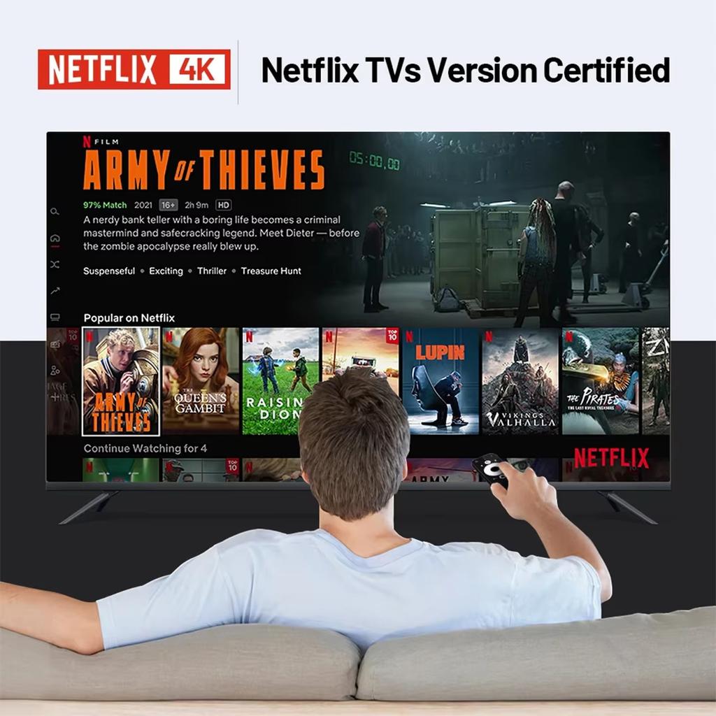 Android 16 Smart TV Box 8GB 128GB 32G 64G Google Assistant Dual Wifi BT6.0 5G 8K Video Media Player Set Top Box Fast PK3518