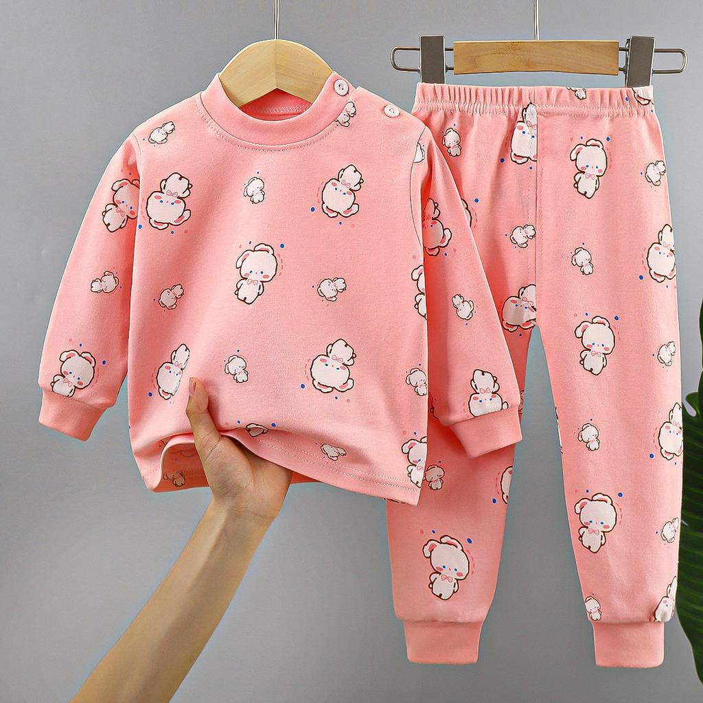 Children's Underwear Set Pure Cotton New Boys' Home Clothes Baby's All Cotton Warm Girls' Autumn Clothes Autumn Pants Children's Clothes