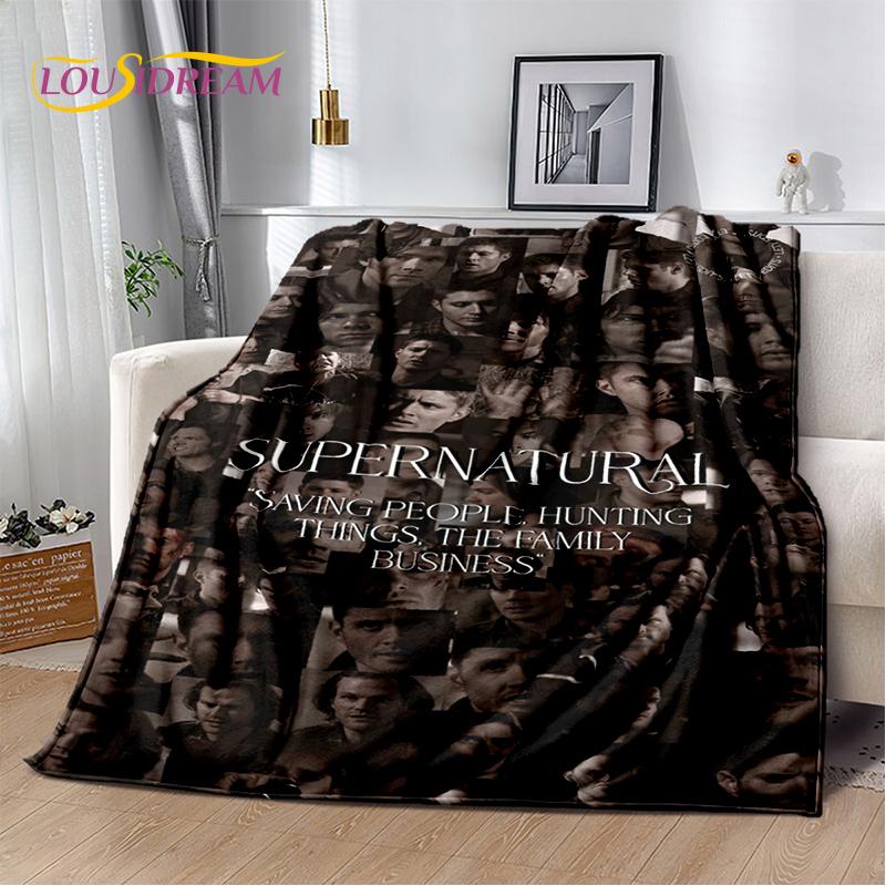 3D SPN Сверхъестественное Знак Дин Сэм Плед, Мягкий Плед для Дома Спальни Кровати Дивана Пикника Путешествия Офиса Покрывало Детский Подарок 013