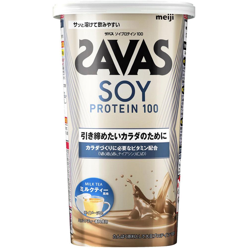 MEIJI Zavas Soy Protein 100 со вкусом молочного чая 11 порций 224 г ZABAS ZABAS