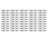 100Pcs Disposable Eyebrow Template Ruler Sticker Adhesive Easy To Use Eyebrow Stencil Microblading