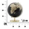 Глобус Золотой см Ø 25X34