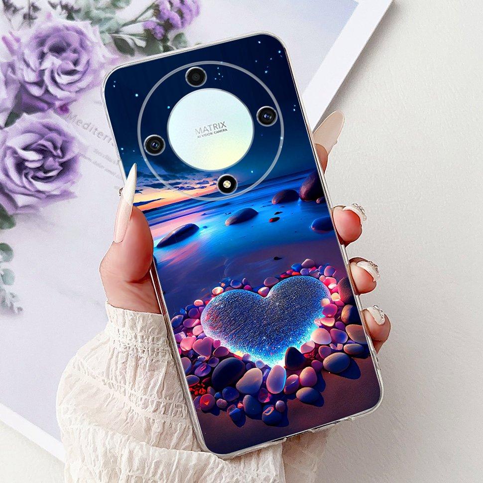 For Honor X9a 5G Case RMO-NX1 Beautiful Butterfly Soft Silicone Phone Cases For Honor X 9a X9a 2022 Back Cover Bumper 6.67"