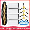 Подходит для робота-пылесоса Conga Excellence 990 Hepa-фильтр Основная боковая щетка Крышка Первичный фильтр Роликовое колесо Запасная часть