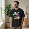 No Signal TV Test Card 90's Men T Shirts Nostalgic PAL Amazing Tees Short Sleeve Crewneck T-Shi