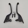 Пара левых и правых черных алюминиевых рычагов тормоза и сцепления для мотоцикла/скутера