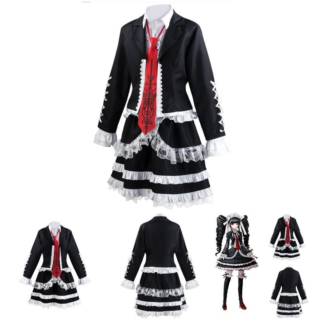 Новое Аниме Danganronpa Dangan Ronpa Костюм для косплея Селестии Люденберг, Костюм Аутентичный вид
