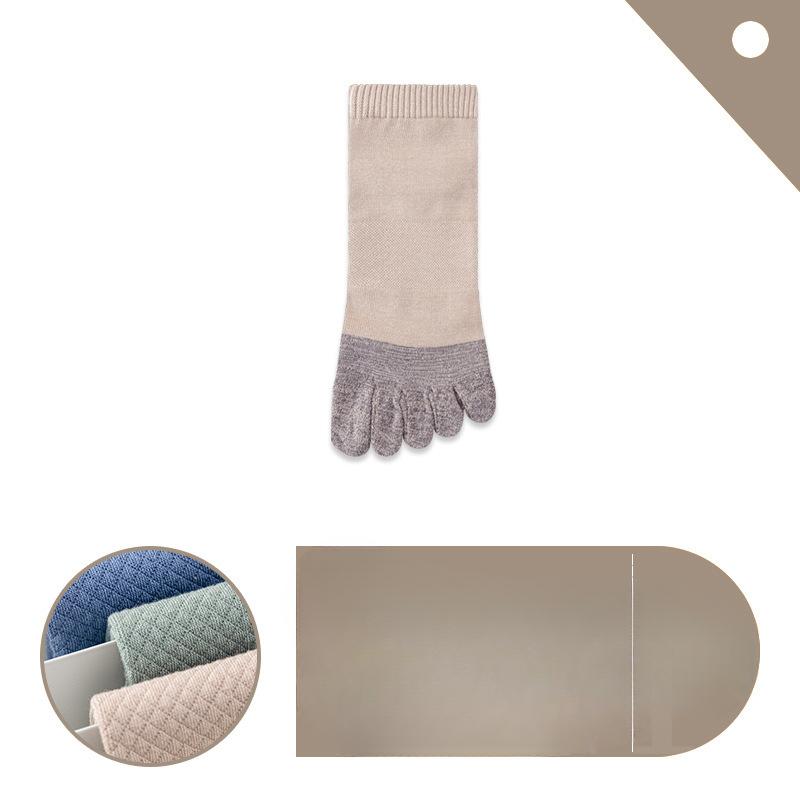 Пятипалые носки, Мужские короткие носки, Бесшовные, Дезодорирующие, Влагоотводящие, Носки с раздельными пальцами, Спортивные носки-лодочки с пальцем и большим пальцем