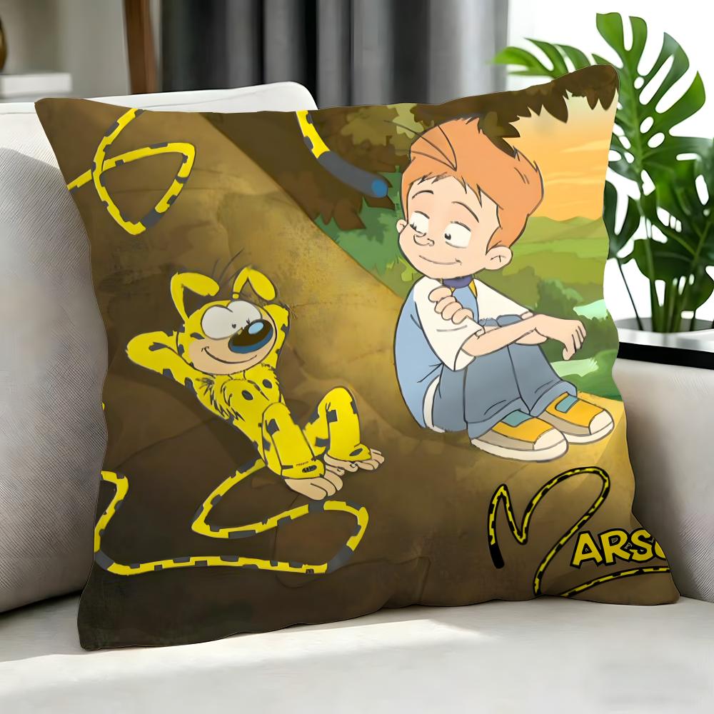Cartoon Marsupilami Cushion Cover Cushion Cover Set 4Pcs 50X50 45X45 40X40 Pillowcase Decorative Sofa Home Decor
