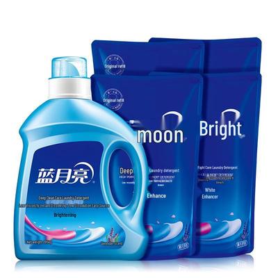 Blue Moon Отбеливающий и цветной стиральный порошок, Лаванда, 3,95 кг