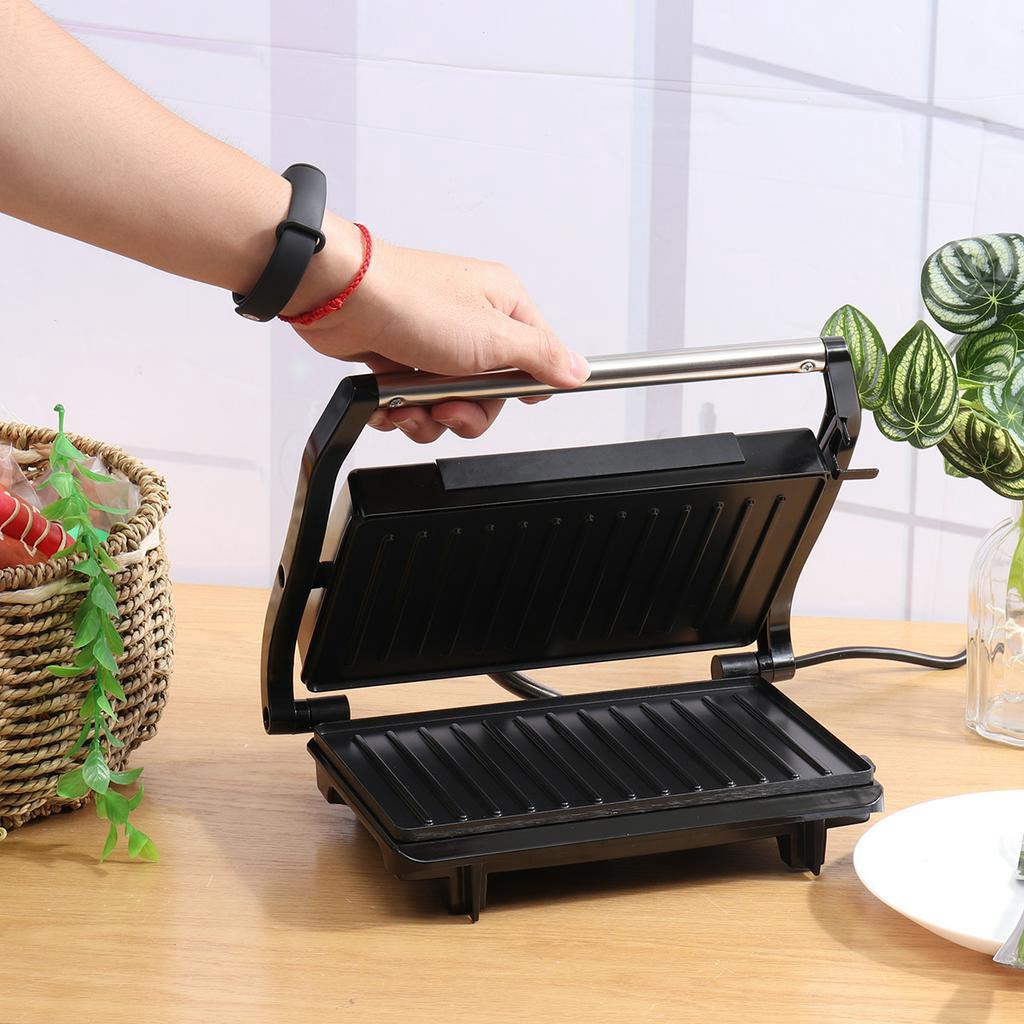 Electric Sandwich Steak Maker Dual Toast Grill Pan Non Stick Waffle Toaster Cake Breakfast Machine Kitchen Tools 750W 220V-240V