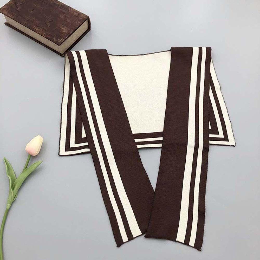 Лоскутный черно-белый шарф, солнцезащитный, шерстяной, шарфы, блузка, плечи, ложный воротник, осень/зима