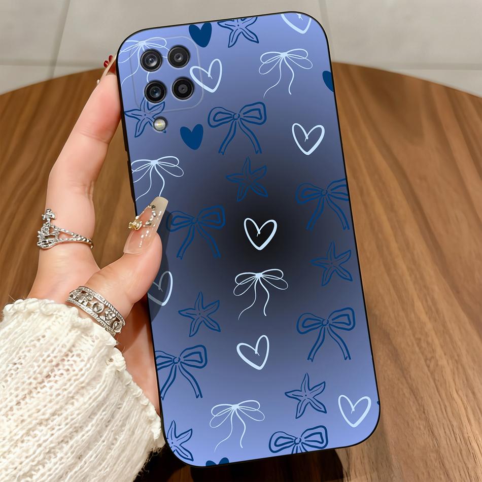 For Samsung Galaxy A12 M12 F12 Case Creative Design Shockproof Soft Matte Phone Cover For Samsung A 12 4G 5G Durable Bumper