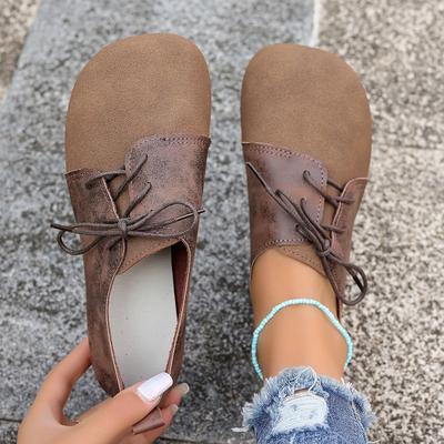 Винтажный стиль, женская повседневная обувь больших размеров, плоская подошва, удобные женские туфли, низкий верх, шнуровка, кроссовки до щиколотки