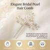 Bridal Hair Comb With Pearls And Rhinestones Wedding Hair Accessories For Bridal Hairstyles