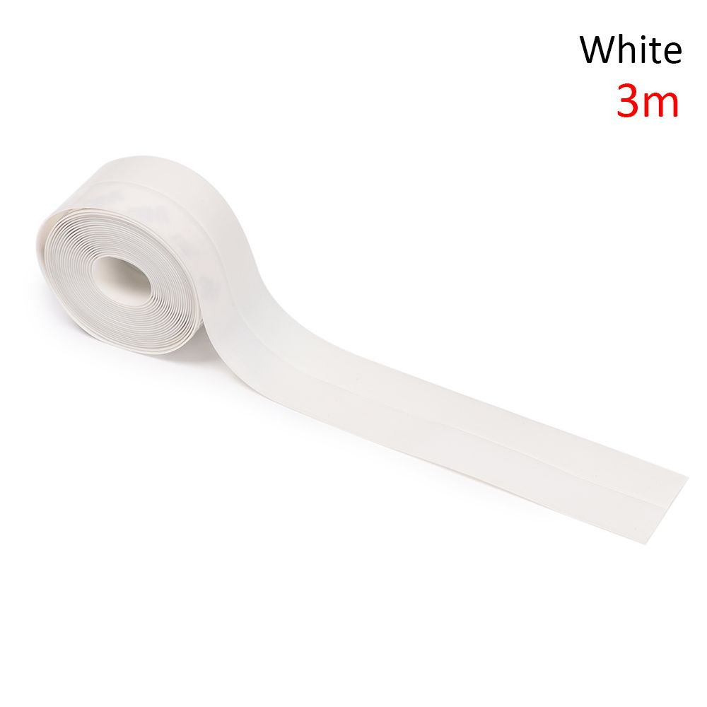 1м/3м/5м Домашний Декор Лента для Дверей и Окон Ванная Комната Защита от Плесени Уплотнительная Лента Силиконовая Резина Наклейка на Стену